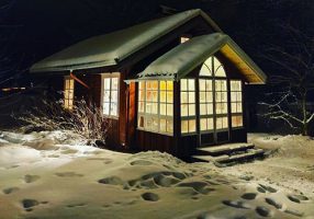 Lichtregen-Haus-im-Schnee-Newsletter